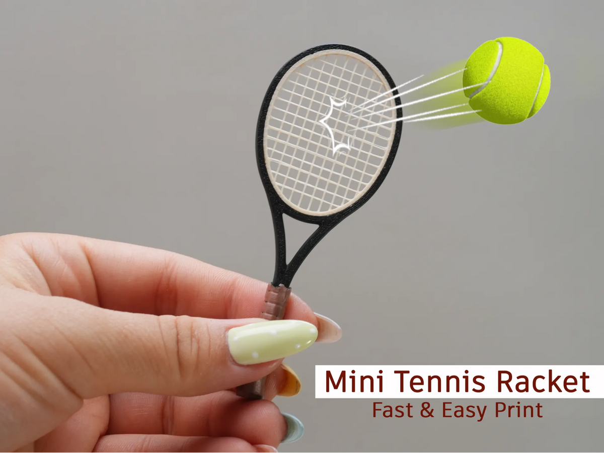 Mini Raquette de Tennis – Impression Rapide & Facile - Sport Print