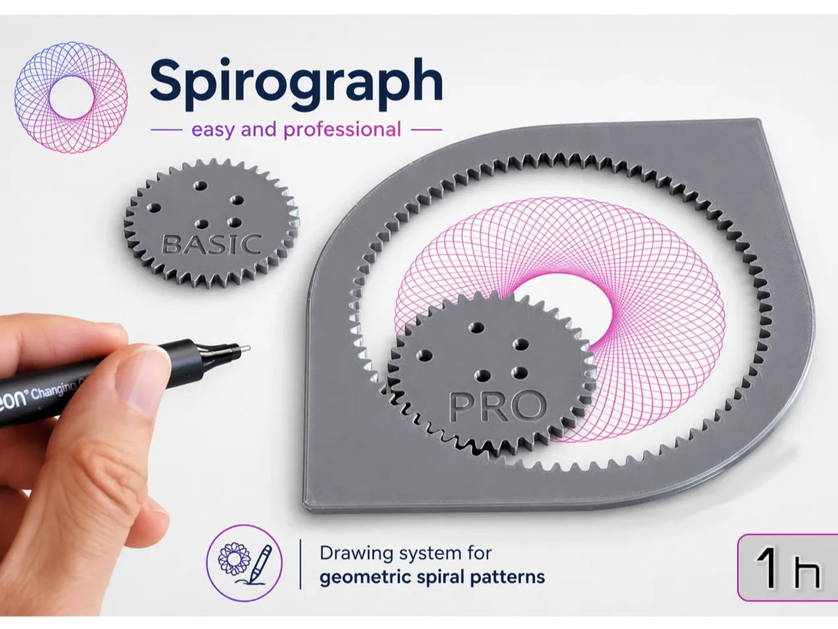 Spirographe - facile et professionnel - Art Print
