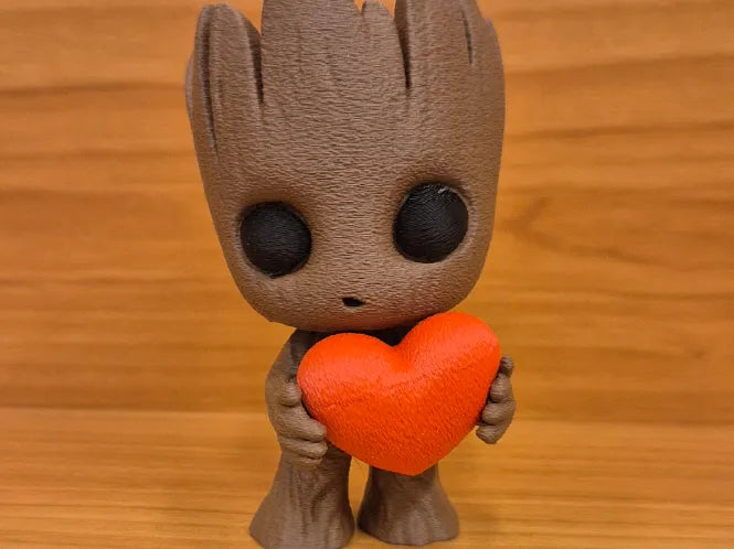 Groot de la Saint-Valentin avec un Cœur - Fêtes Print