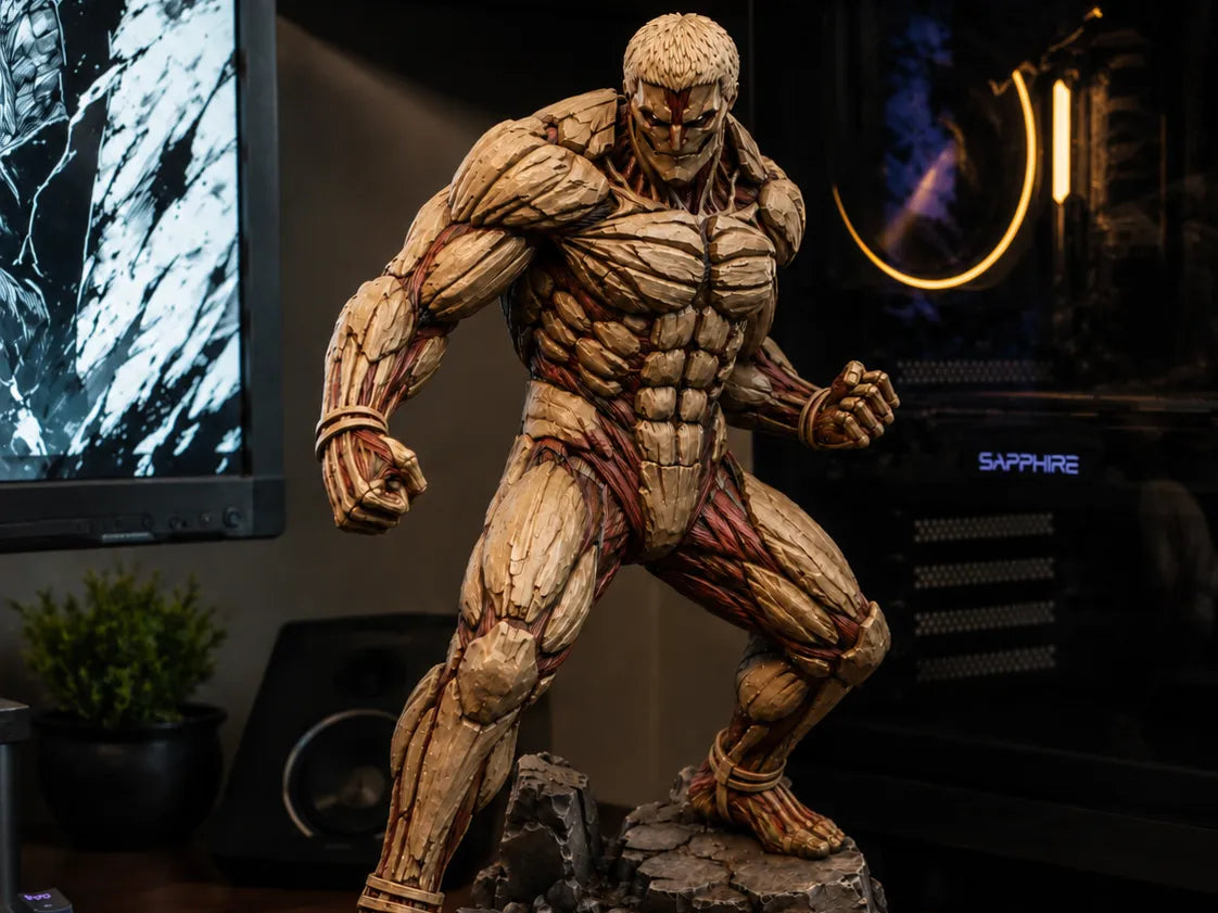 Statue du Titan Cuirassé – L'Attaque des Titans - Geek Print