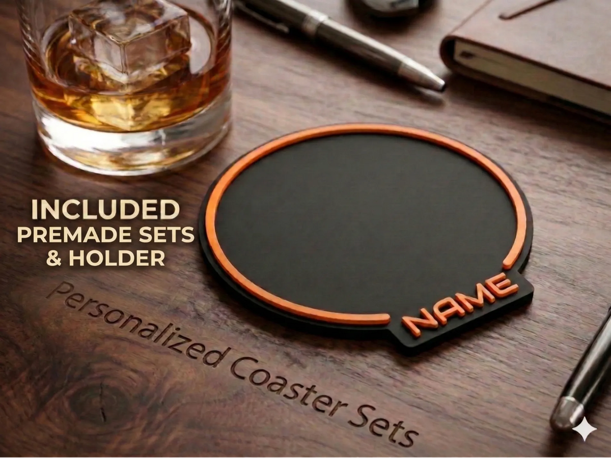Sous-verres universels personnalisables : Créez votre ensemble - Cadeau Print