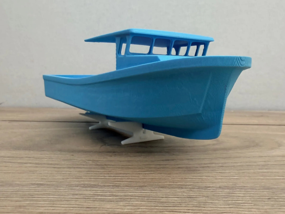 Bateau rapide de pêche commerciale et de pêche au homard - Maquette Print