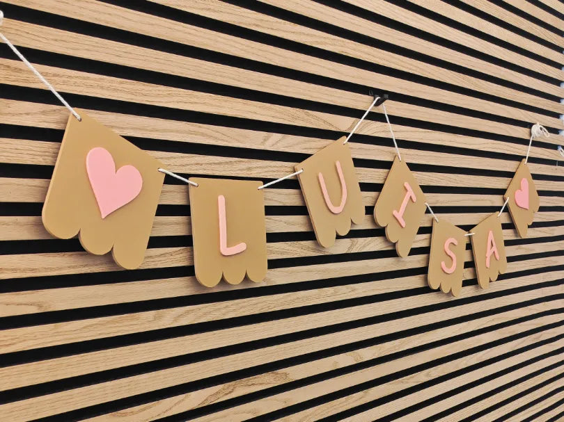 Bannière de nom personnalisée pour chambre d'enfant - Bébé Print