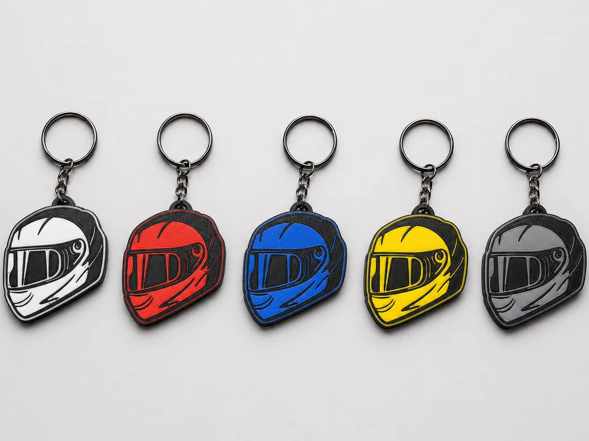 Porte-clés casque de moto - Auto Print