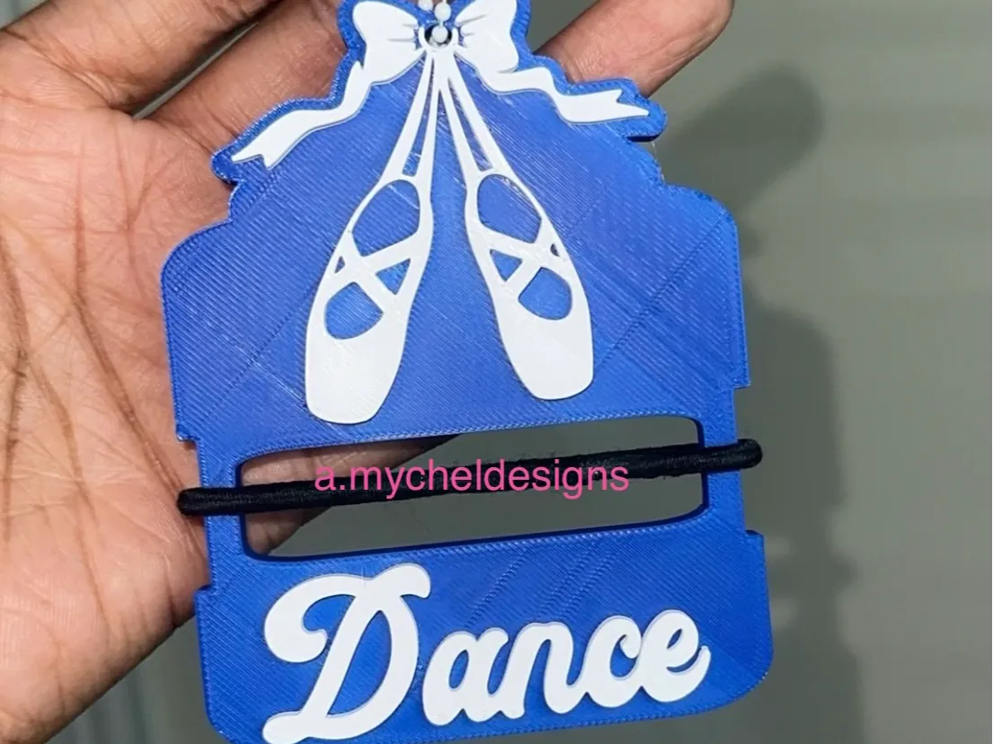 Dance Porte-queue de cheval porte-clés - Sport Print