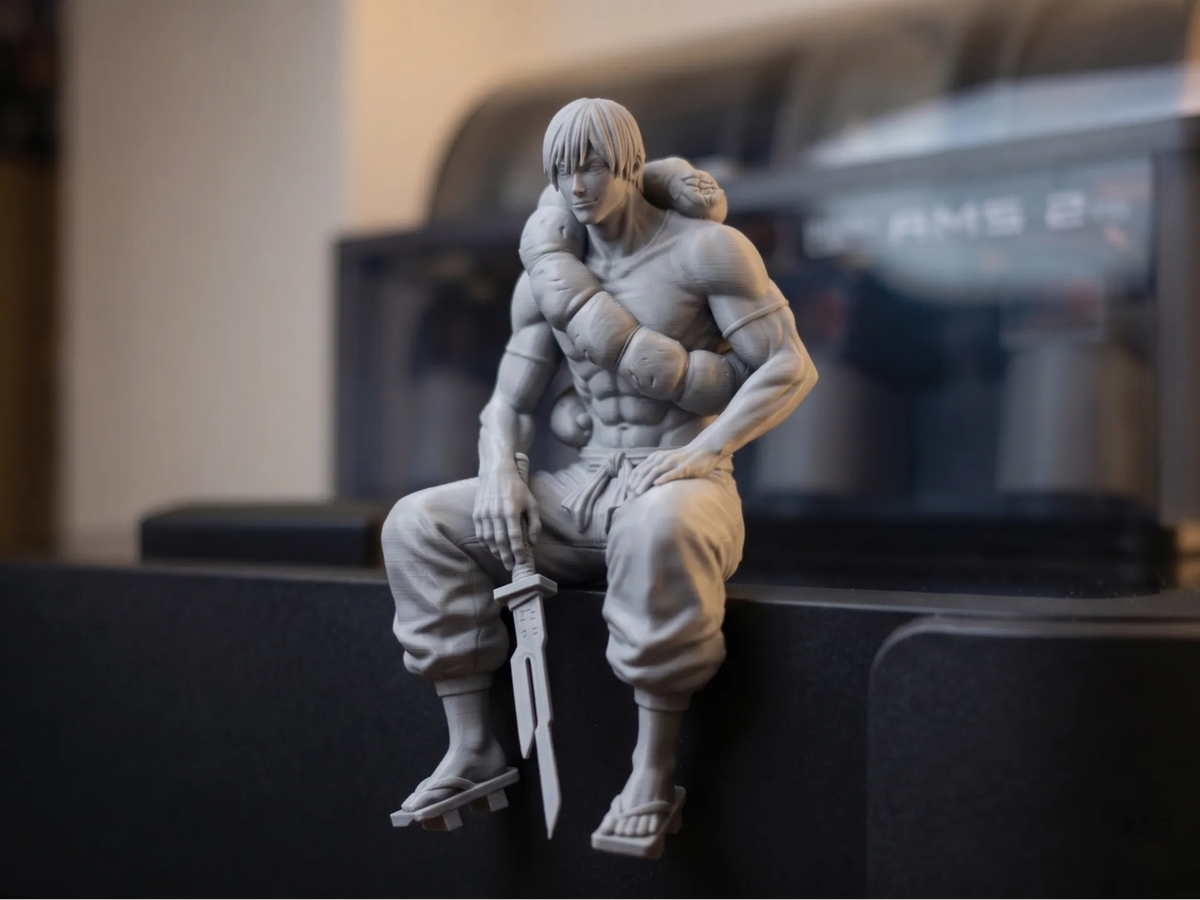 Toji Fushiguro (Jujutsu Kaisen) - Assis sur le bord - Figurine Print