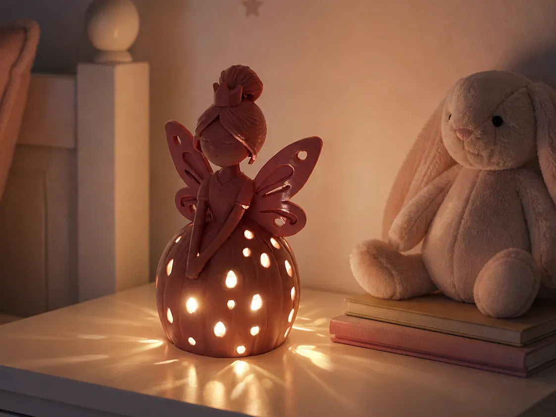 Veilleuse Fée – Jolie Lampe Fée - Maison Print