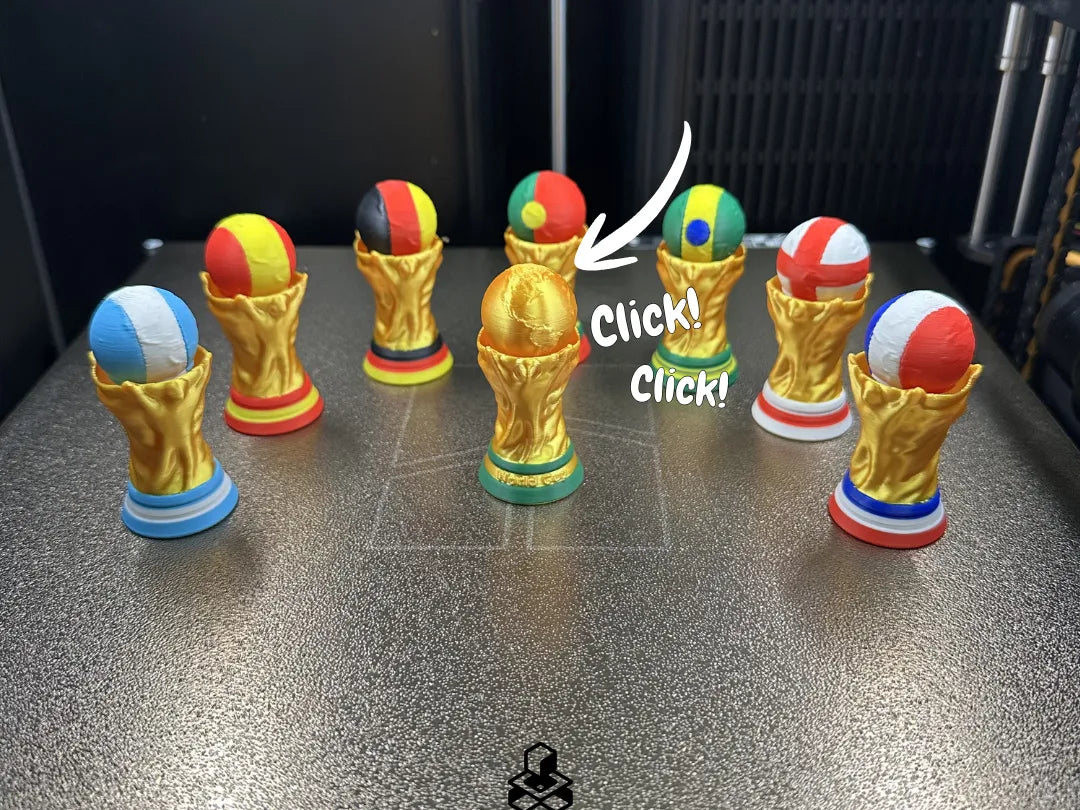 Clicker de trophée de la Coupe du Monde - Sport Print