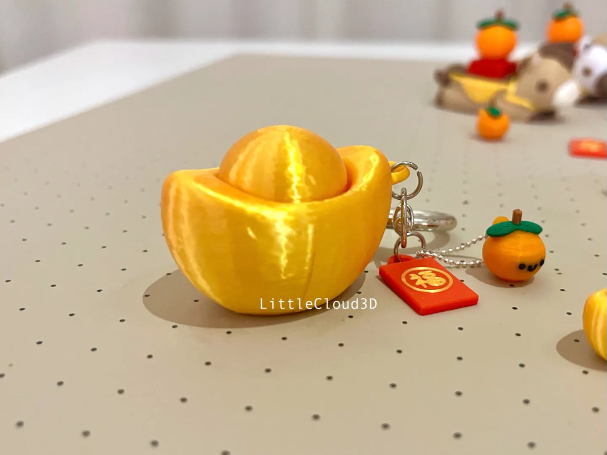Clicker mignon Yuanbao du Nouvel An Lunaire - Fêtes Print