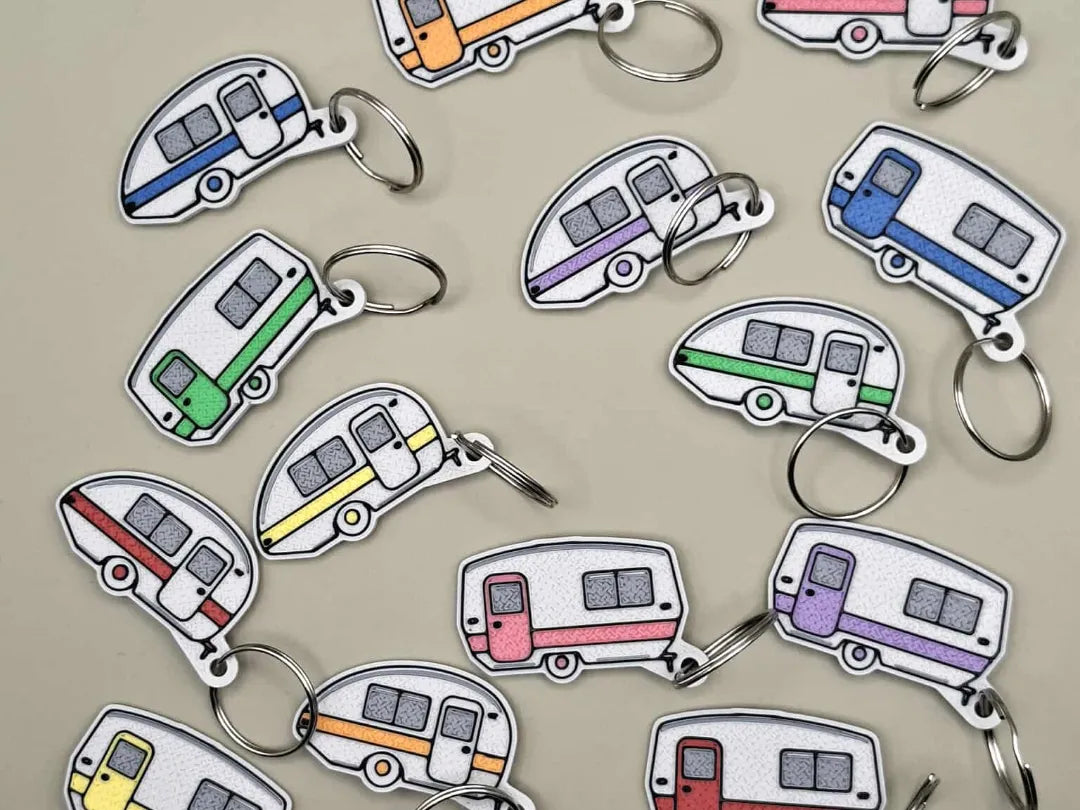 Porte-clés Caravane Rétro - Outdoor Print