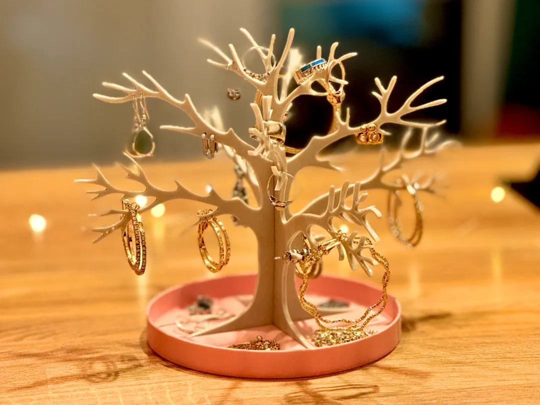 Arbre à bijoux – Organisateur de boucles d'oreilles et de bagues - Bijoux Print