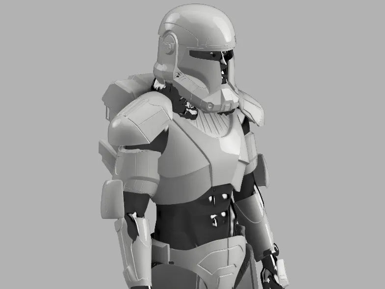 Armure Portable Clone Commando Taille Réelle Ajustable - Cosplay Print
