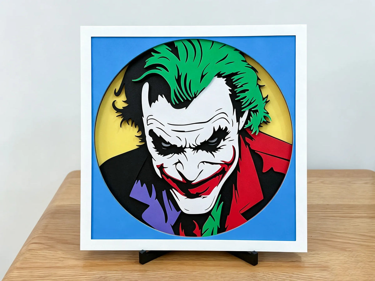 Sculpture en couches - Le Joker - Geek Print