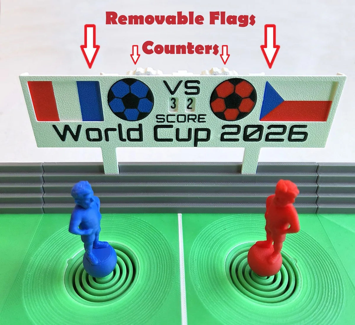 Jeu de Baby-foot/Football de Table (Entièrement Imprimable) - Sport Print