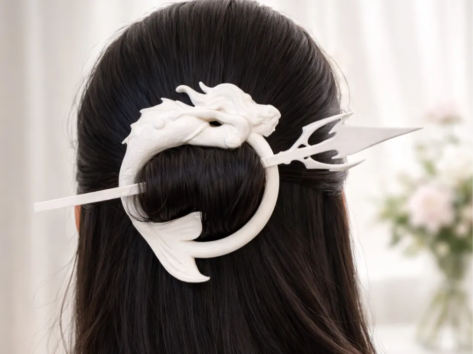 Barrette sirène - Bijoux Print