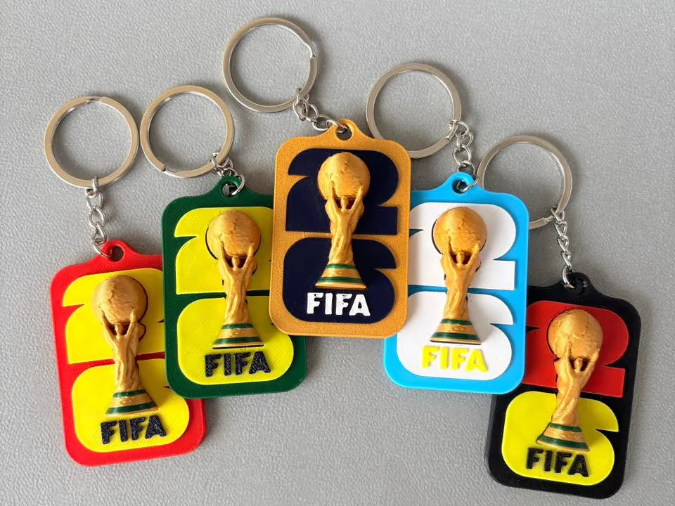 Porte-clés Trophée Coupe du Monde - Sport Print