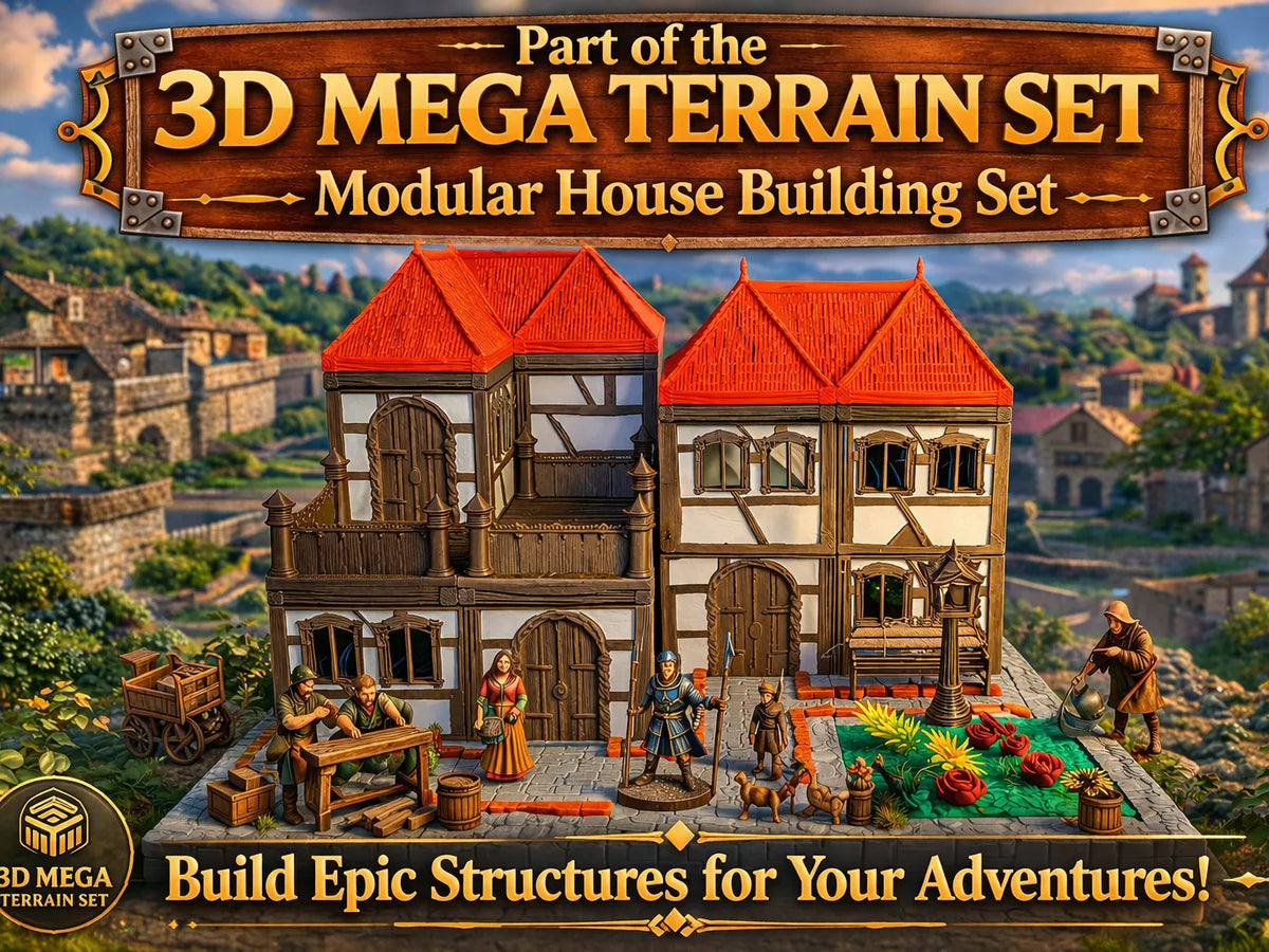 Kit de construction de maison modulaire – Système de terrain 3D - Jeux Print