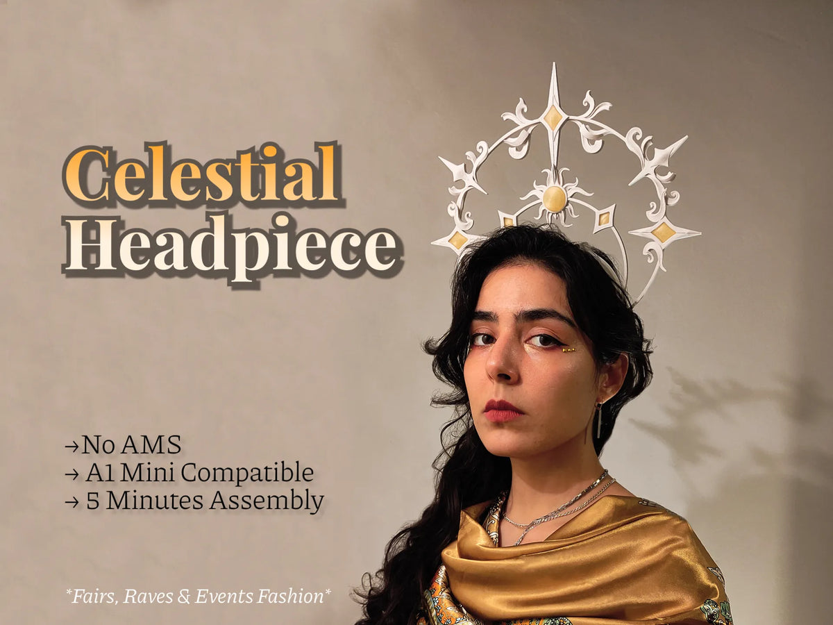 Coiffe Céleste - Édition Déesse Solaire - Cosplay Print