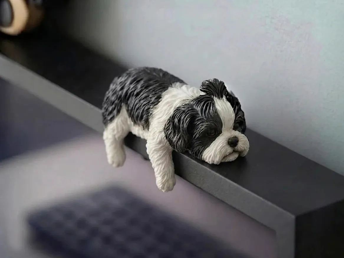 Shih Tzu Endormi - Compagnon d'Écran - Figurine Print