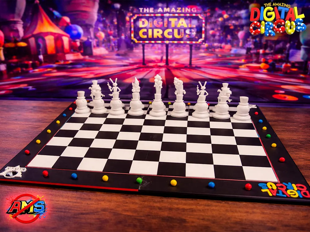 Le Jeu d'échecs du Cirque Numérique Incroyable - Jeux Print