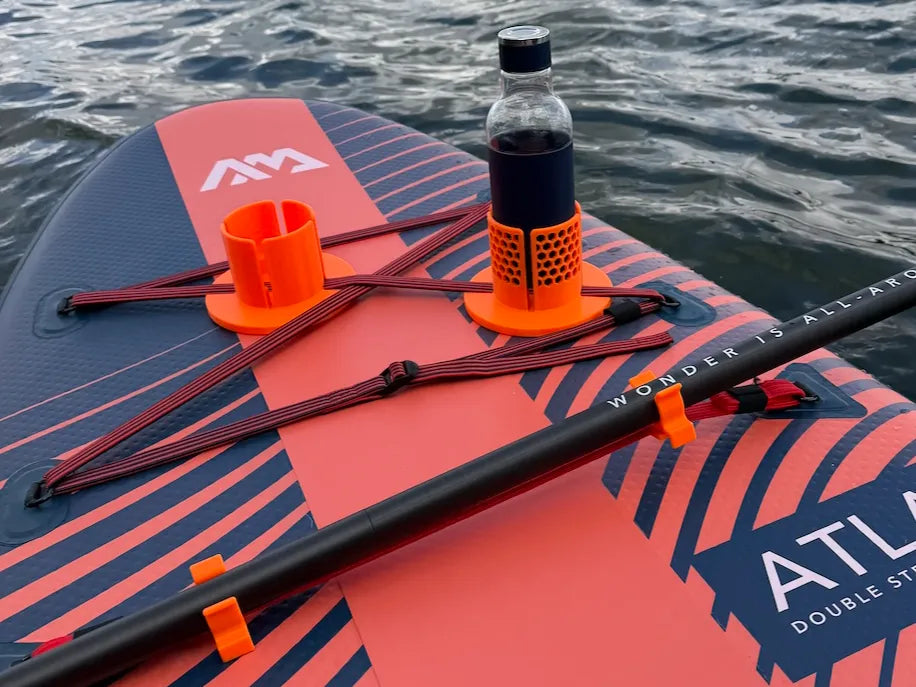Support de pagaie SUP et porte-boisson pour planches Aqua Marina - Sport Print