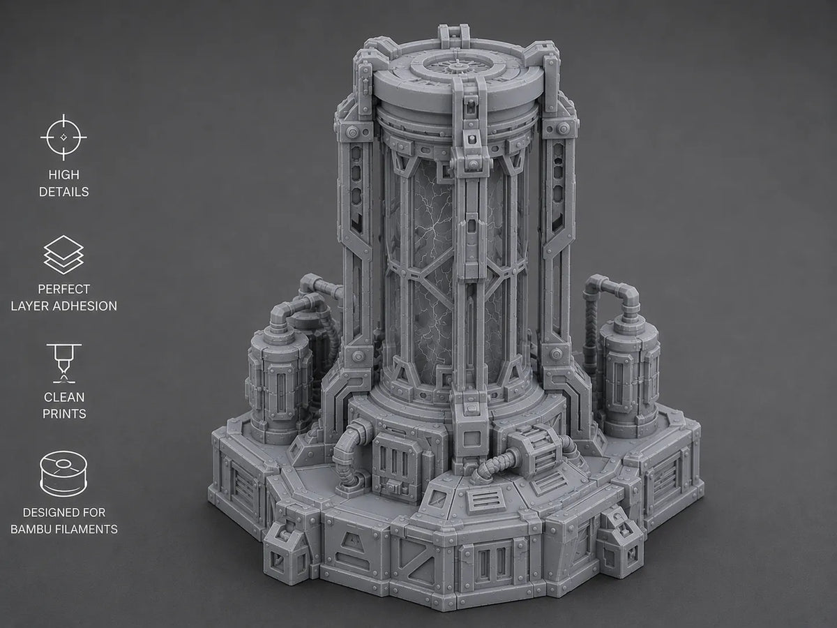 Réacteur à plasma – Terrain de jeu de table 28-32mm - Maquette Print