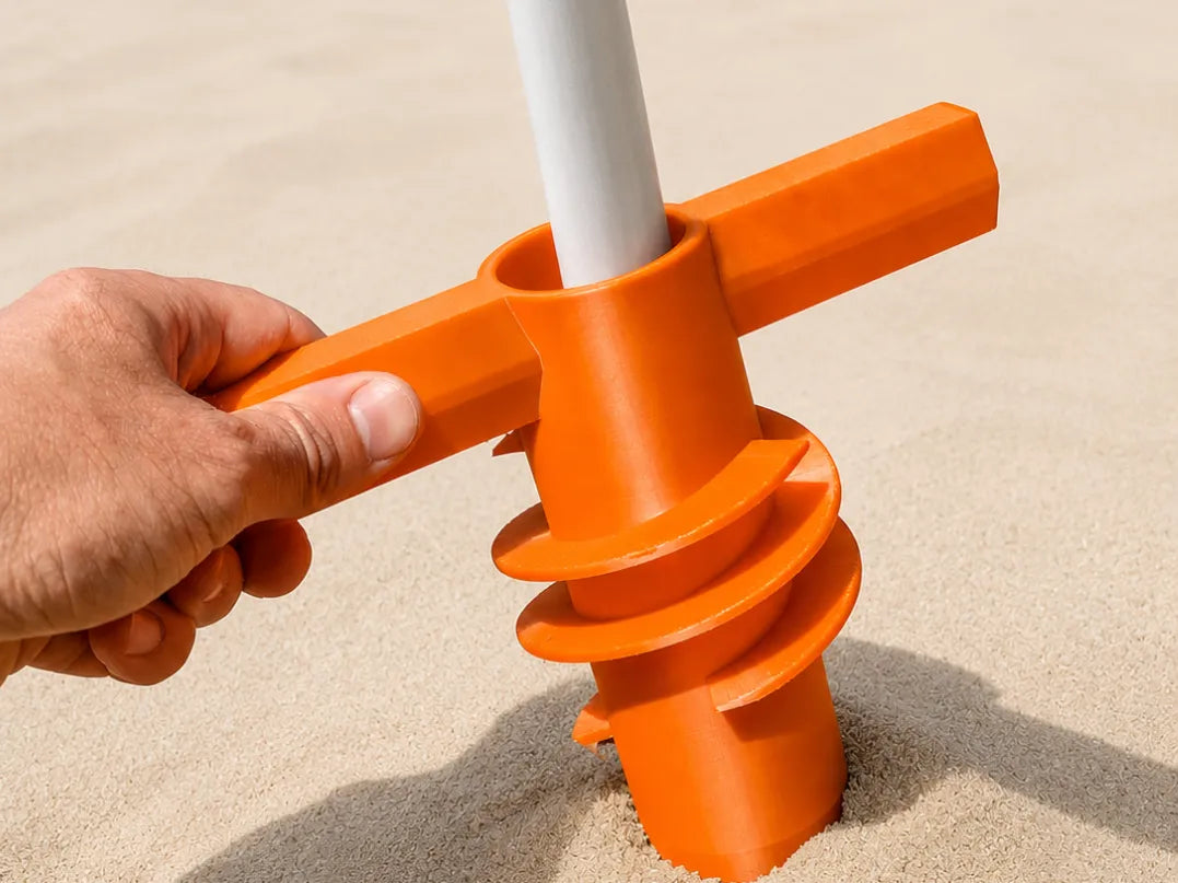 Ancrage de Parasol de Plage – Simple, Utile, Pratique - Outdoor Print