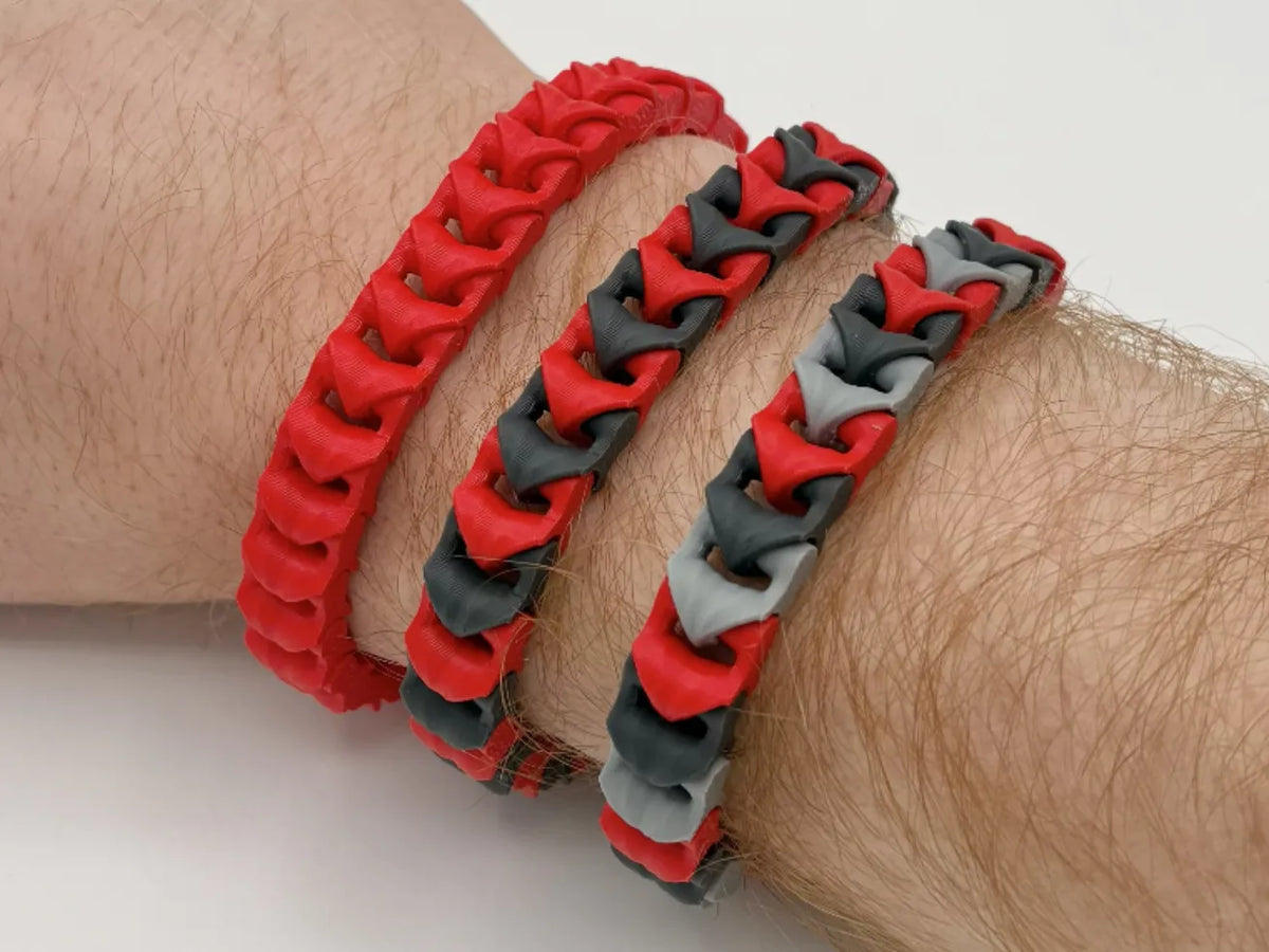 Bracelet chaîne à enclenchement (16 tailles) - Bijoux Print