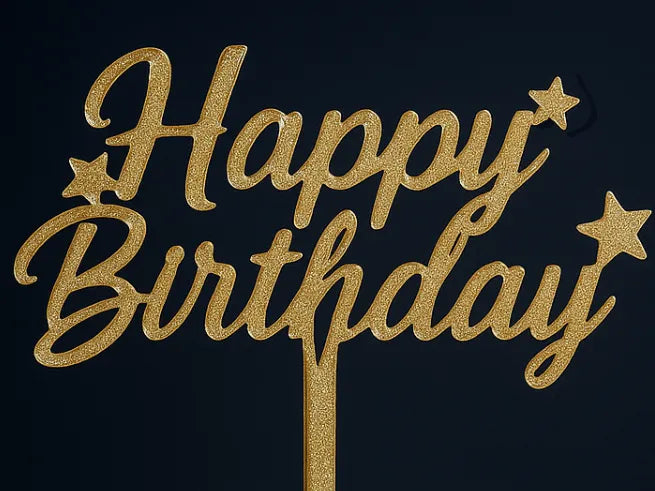 Topper Joyeux Anniversaire - Fêtes Print