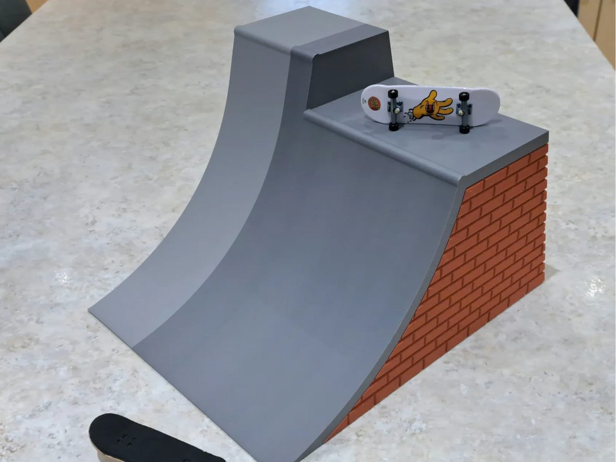 Rampe de quart de cercle pour fingerboard - Outdoor Print