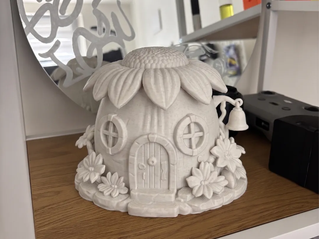Maison de fée tournesol magique – Décor fantaisiste - Maquette Print