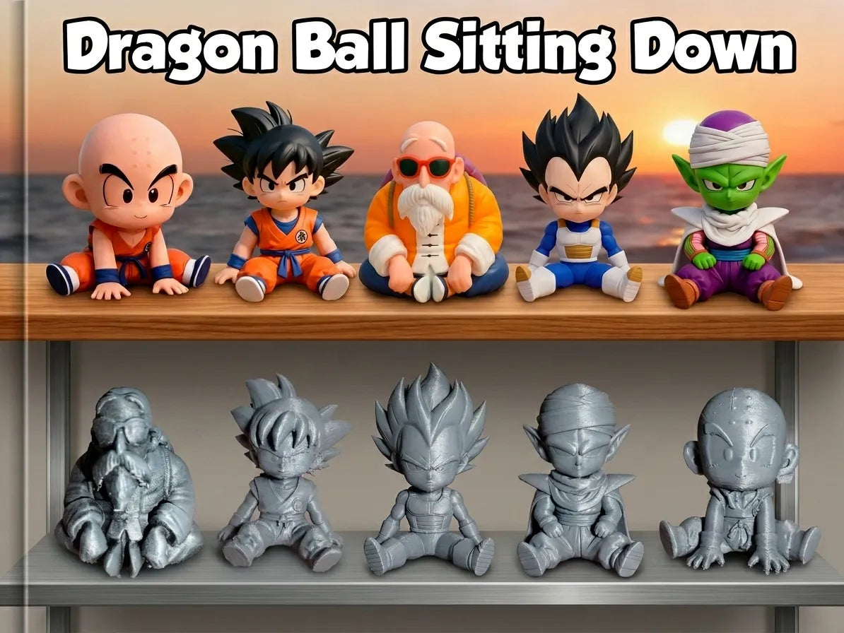 Dragon ball assis - Figurine Print