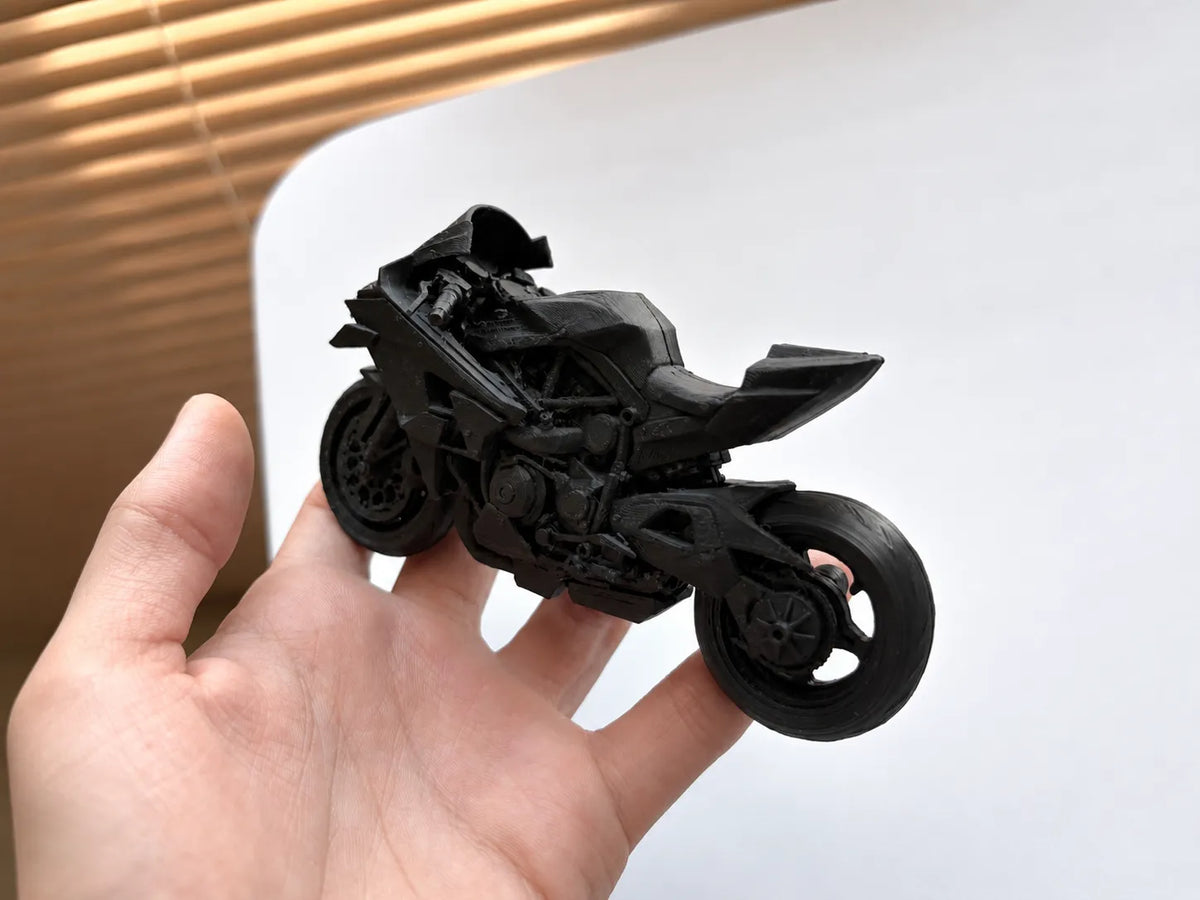 Moto inspirée par la Kawasaki Ninja H2R - Vélo Print