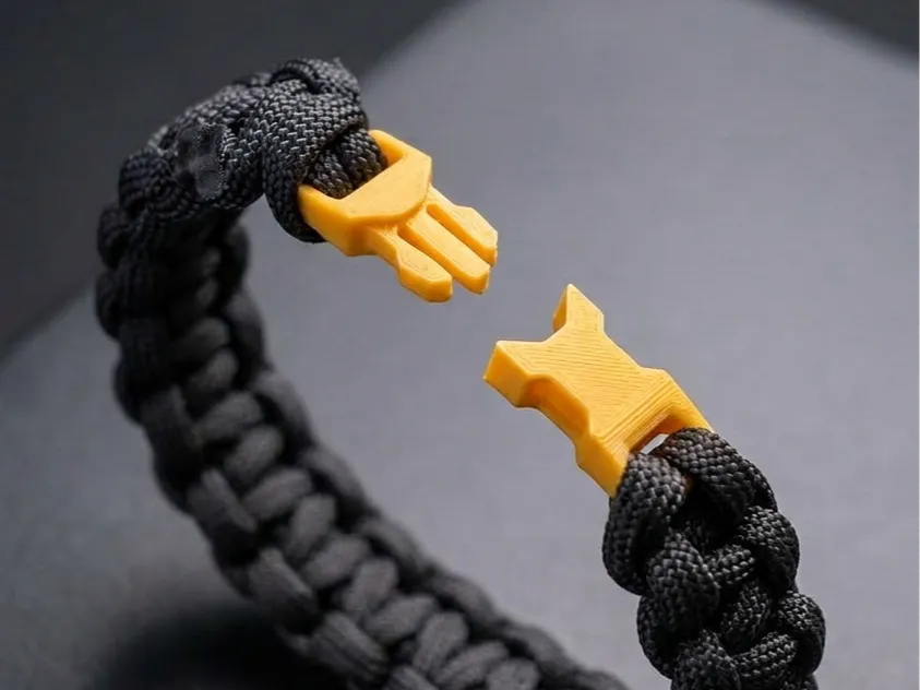 Boucle Mini Paracorde – Fermeture à Pression Solide - Maquette Print
