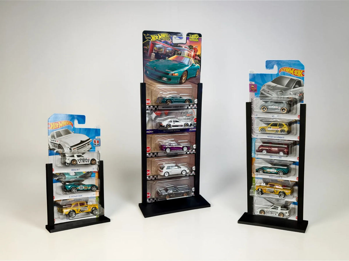 Ensemble de supports d'affichage pour voitures 1:64 régulier premium - Auto Print