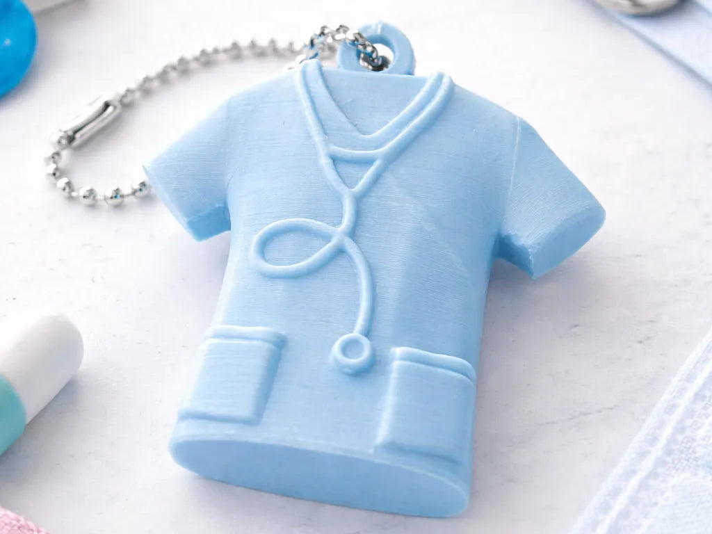 Porte-clés Scrubs - Charme Infirmière & Médecin - Bijoux Print