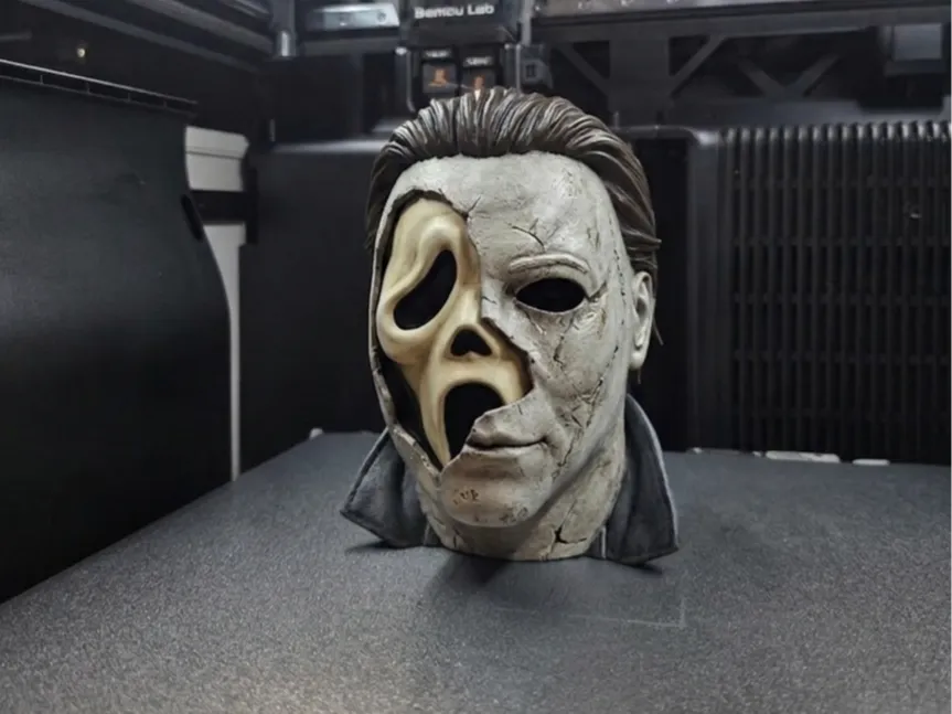 Diorama de livre d'horreur Michael Myers Scream - Maquette Print