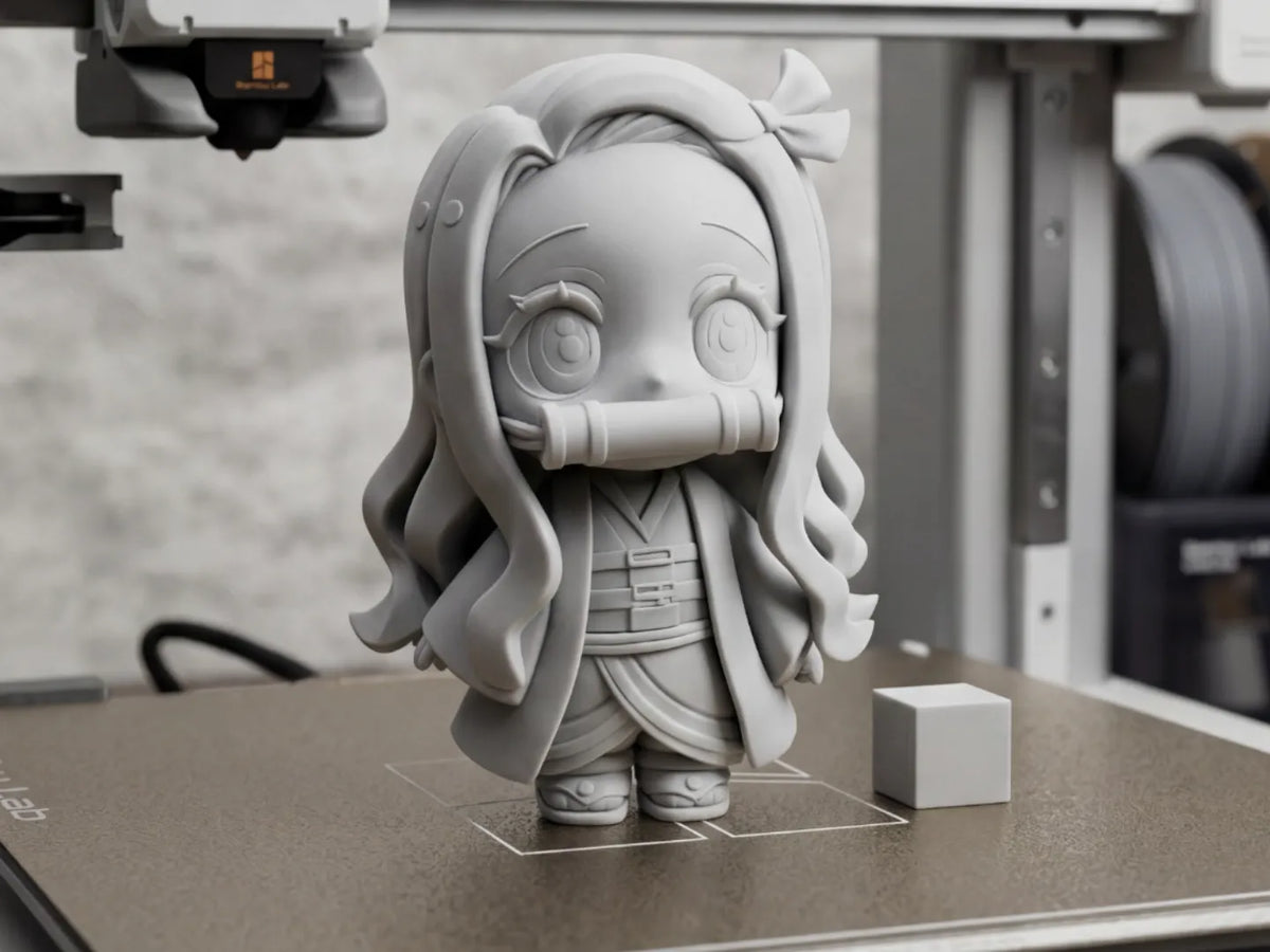 Kamado Nezuko - Figurine Q-Pop Demon Slayer - Jouet à colorier pour enfants - Figurine Print