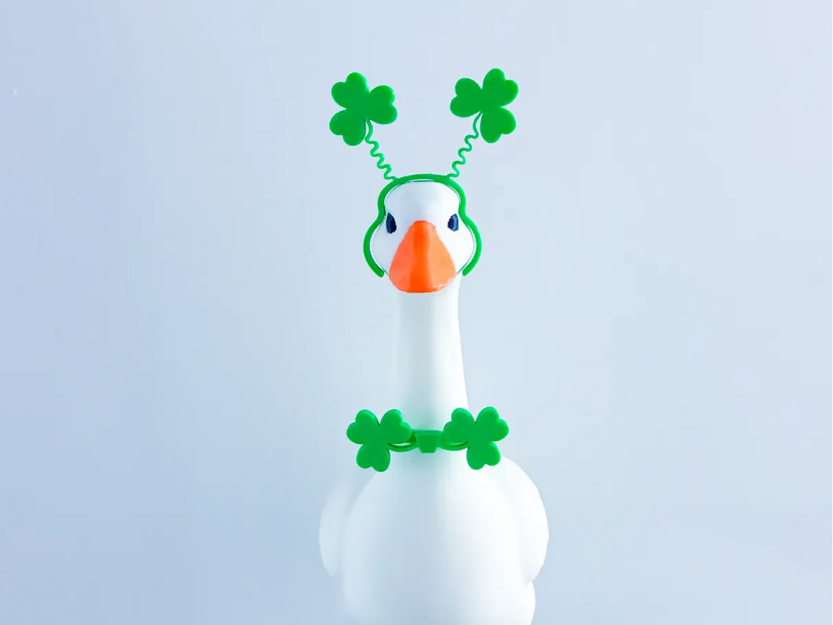 Équipement d'oie de bureau trèfle à trois feuilles pour la Saint-Patrick - Fêtes Print