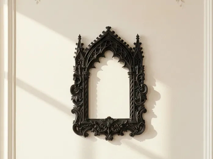 Cadre de miroir gothique : Niche murale de cathédrale - Beauté Print