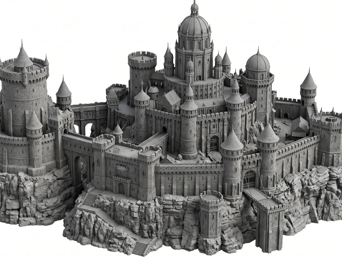 Le Donjon Rouge Game of Thrones - Château de Port-Réal - Geek Print