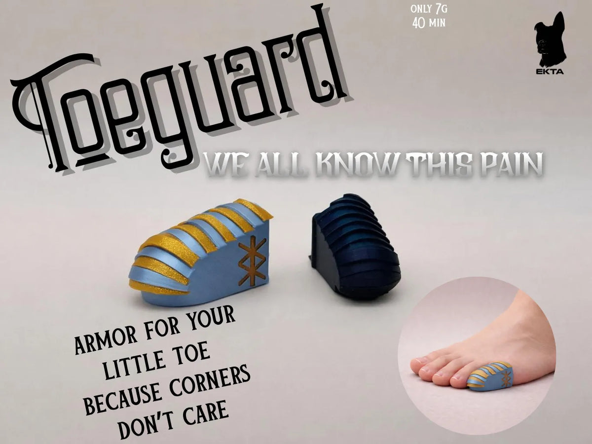 Armure ToeGuard - Vous cogner l'orteil ne fera plus jamais mal - Cosplay Print