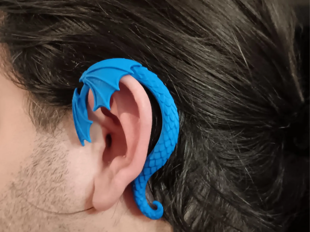 Manchettes d'Oreilles Ailes de Dragon - Cosplay Print
