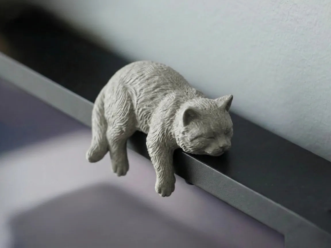 Ami Chat Dormant pour Moniteur (Description !) - Figurine Print