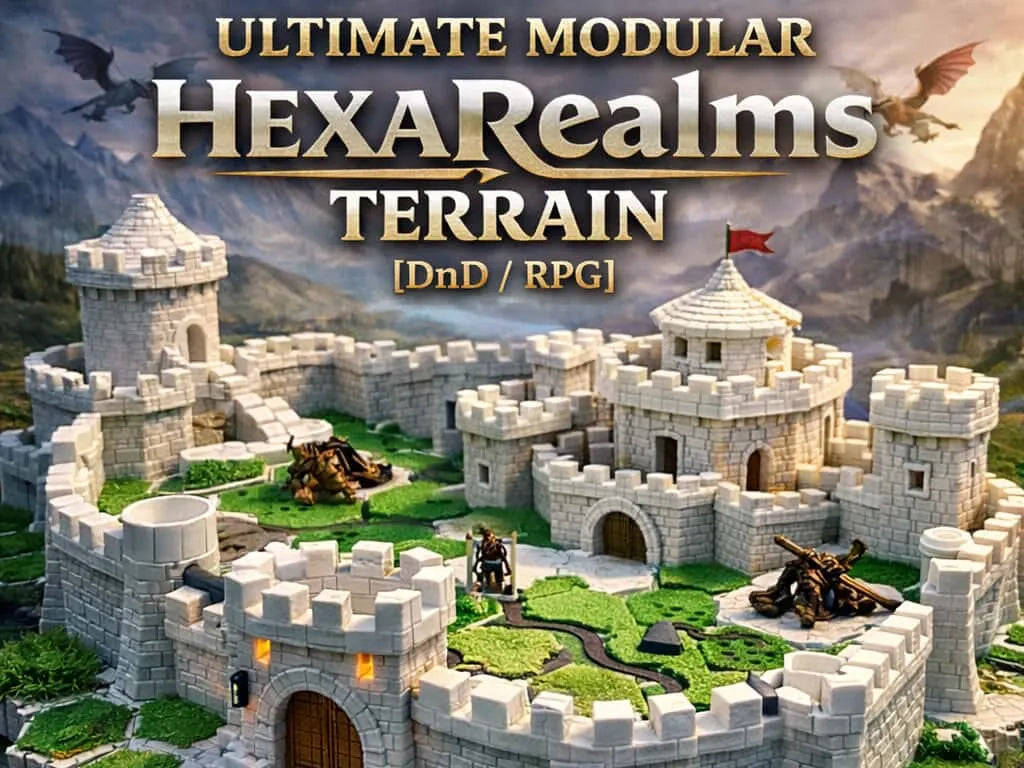 Terrain Ultime Modulaire HexaRoyaumes - Jeux Print