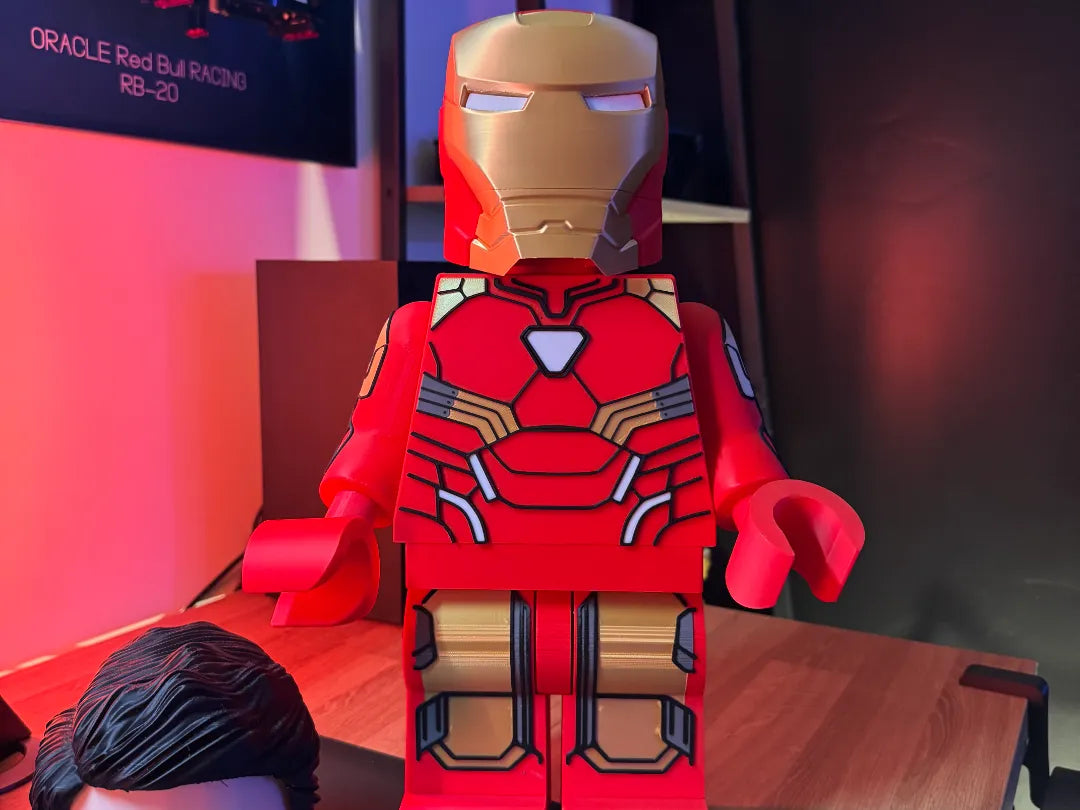 Figurine Marvel Ironman Tony Stark style brique - Geek Print