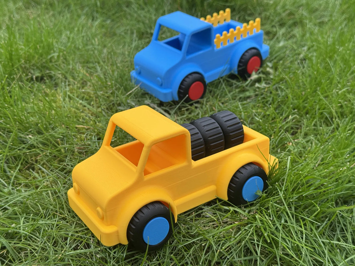 Camionnette Jouet Rétro avec Roues Roulantes - Auto Print