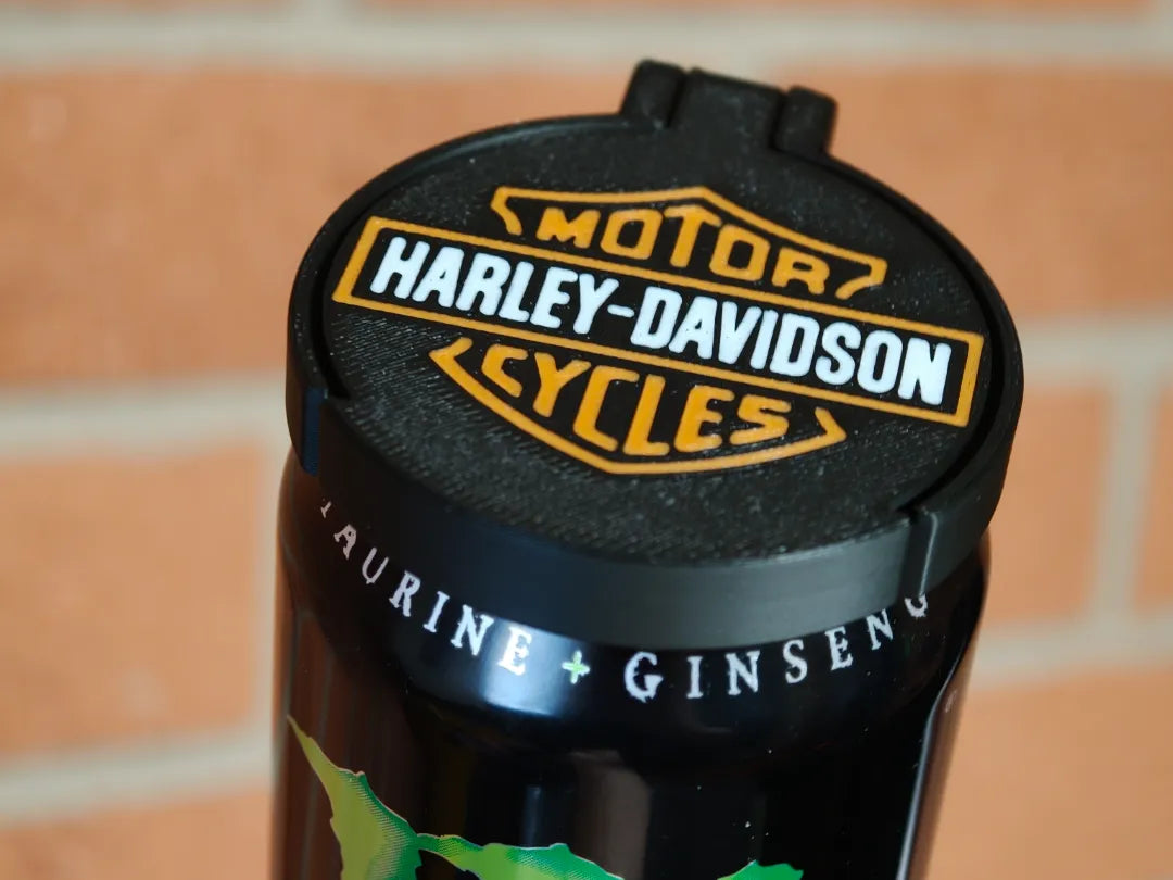 Couvercle de canette Harley Davidson imprimable en place - Auto Print