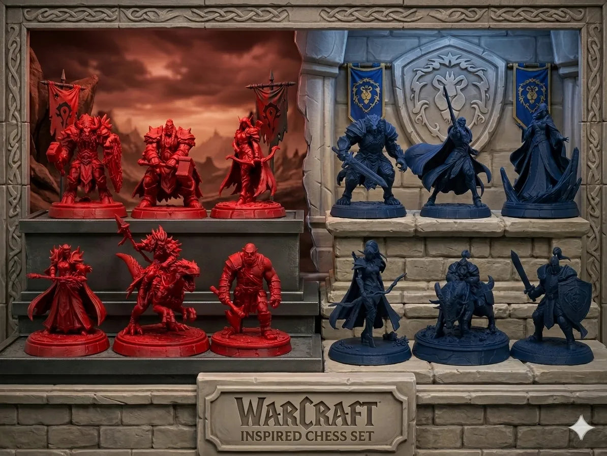 Jeu d'échecs Warcraft - Jeux Print