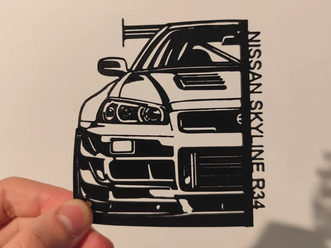Nissan Skyline R34 décoration murale - Auto Print
